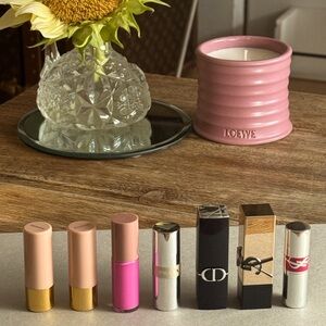 Luxe Travel Lip Set: Dior, Gucci, Prada, YSL, Valentino